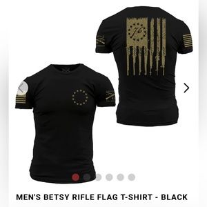 Grunt Style Betsy Rifle Flag T-shirt Large